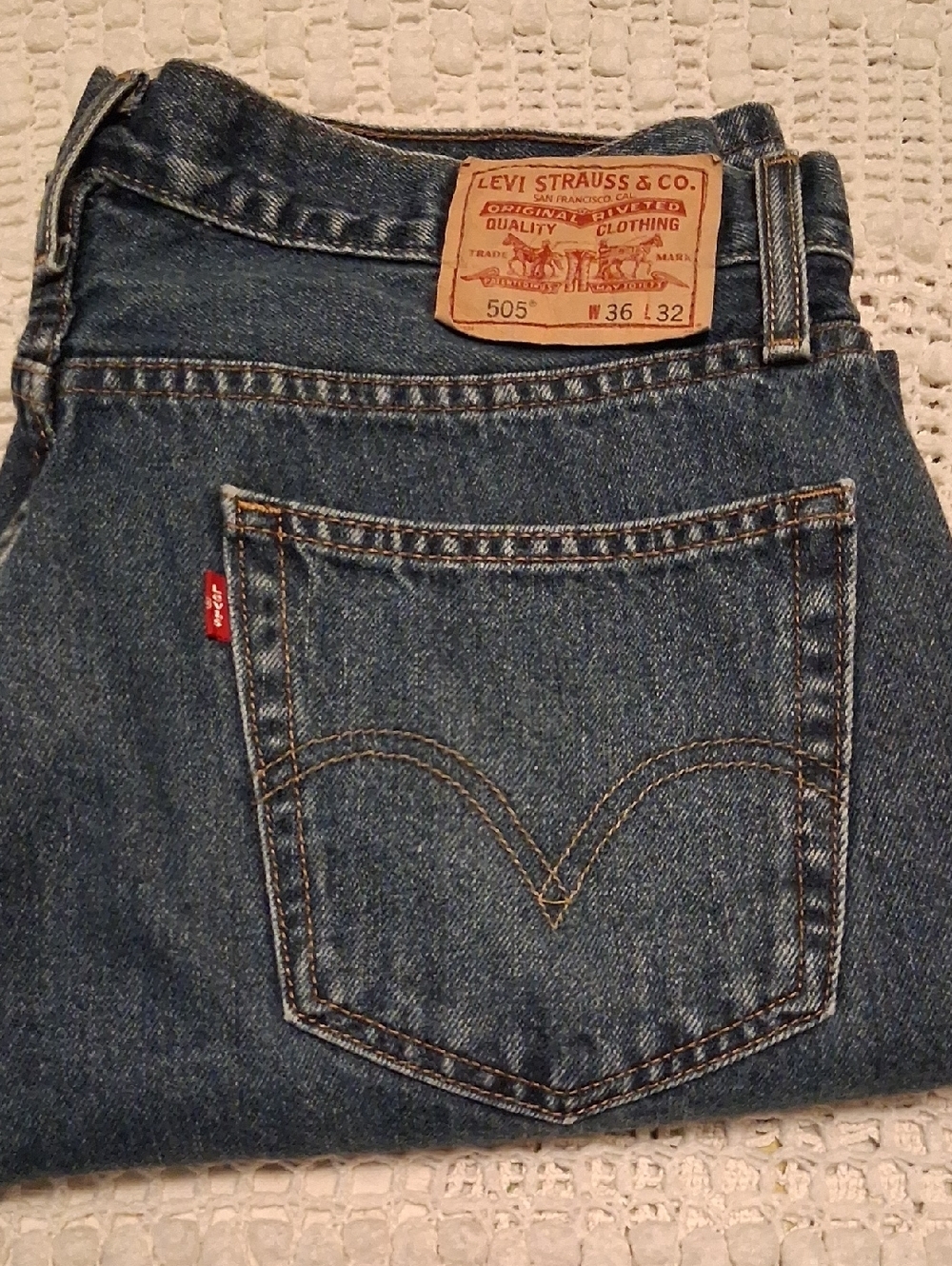 Levi's Men's Classic 505 Straight Leg Jeans 36x32